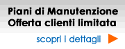 offerta piani di manutenzione